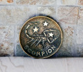 Старинная пепельница "Скорпион"