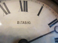 Старинные настенные часы с боем "В.Габю"