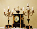 Старинный каминный гарнитур с канделябрами "Тетрастигма"