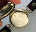 Антикварные наручные кавалерийские часы-хронограф "Moser & cie"