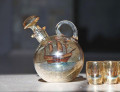 Антикварный алкогольный набор моряка "Паруса"