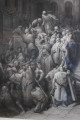 Раритетная гравюра "Христос покидает Преториум"