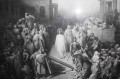 Раритетная гравюра "Христос покидает Преториум"