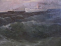 Антикварная картина "Море"