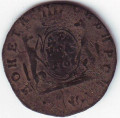 Монета Денга сибирская 1767 год