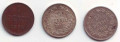 Монета 1 PENNI 1893 год 25 PENNIA 1917 год
