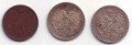 Монета 1 PENNI 1893 год  25 PENNIA 1917 год