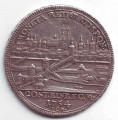 Монета 1/2 талера 1754 год