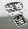 Солонка серебряная 19 века