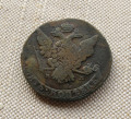 Монета 5 копеек 1765 года