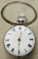 Часы карманные диаметр  55 мм серебро 925проба Англия Лондон Tho. Hume 1820г. 120 грамм.