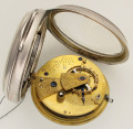 Часы карманные диаметр  48 мм серебро 925 проба Англия Честер W. Taylor 1891г.