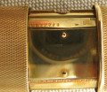 Movado хронометр, золото 750 проба,  74 грамма, Швейцария, 1930е гг., слайдер-автоподзавод, 33х47мм в сложеном виде, 71мм раскрытые.