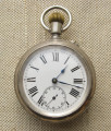 Карманные часы, Хронограф, двухсторонний, гоночный, 1890е гг.,   103 грамма, 50мм, 21мм толщина.