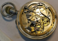 Карманные часы, Хронограф, двухсторонний, гоночный, 1890е гг., 103 грамма, 50мм, 21мм толщина.