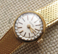 Часы дамские, EBERHARD, Швейцария, золото 750 проба, 24.36 грамма, 15мм, 170мм.