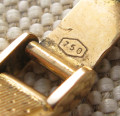Часы дамские, EBERHARD, Швейцария, золото 750 проба, 24.36 грамма, 15мм, 170мм.