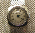 Часы дамские, EBERHARD, Швейцария, золото 750 проба, 31 грамм, 17мм, 170мм.