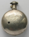 Карманные Часы Англия 1837г. POULTON Robert Simpson серебро 925проба цепь Гааля футляр 60мм