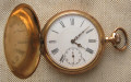 Карманные часы, SEELAND WATCH Co., золото 56 проба, 104.7грамма, 54мм. Швейцария 1910е гг. Идут несколько минут и останавливаются.