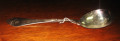 Антикварная ложка для варенья, посеребренная