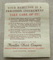 Карманные часы HAMILTON