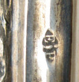 Коньячный, ликерный набор Эгоист, EMILE PUIFORCAT после 1857г. 19 век, ( в HERMES с 1993г.) Серебро 950 проба, золочение, стекло, 157мм высота графинчика с пробкой-стопкой , 180 мм диаметр подноса , емкость 300мл.