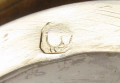 Коньячный, ликерный набор Эгоист, EMILE PUIFORCAT после 1857г. 19 век, ( в  HERMES с 1993г.)  Серебро 950 проба, золочение, стекло, 157мм высота графинчика с пробкой-стопкой , 180 мм диаметр подноса , емкость 300мл.