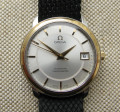 Наручные часы, OMEGA DE VILLE PRESTIGE CHRONOMETER, автоподзавод, сталь, золото 750, 1999г., 34.6мм, стекло сапфир, Швейцария.