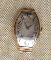 Часы наручные ОМЕГА, OMEGA, золото 551 проба, 1920е годы, 28.5грамм, 45х30мм, сертификат спектрального анализа.