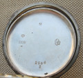 Карманные часы, Скачки, CHABLONEN WATCH, серебро 800 проба, чернь, позолота, механизм уровня Прима. 98.1 грамма, 52мм. Начало 20 века.