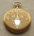 Часы карманные, LONGINES, 1905г., калибр 18.89, золото 585 проба, 54.3 грамма, 48мм.