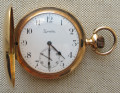 Карманные часы, ZENITH, золото 56 проба, Швейцария, 1909г. 115.7 грамма, 54.2мм.