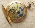 Карманные часы, ZENITH, золото 56 проба, Швейцария, 1909г. 115.7 грамма, 54.2мм.