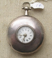 Часы карманные диаметр  47.5 мм серебро 925проба Англия Лондон Wm King 1806г. 80 грамм. Спешат.