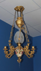 Старинная люстра "Золотая сказка"