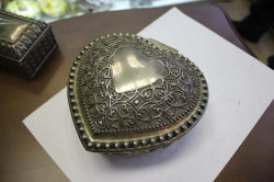 Старинная шкатулка "Сердце"