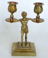 Подсвечник бронза XIX век