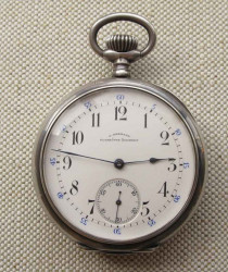 Часы карманные   Assmann Glashutte  серебряные