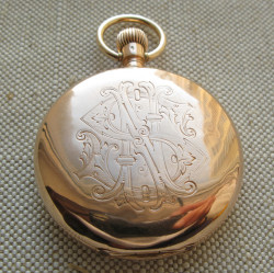 Карманные часы, A. LANGE & SOHNE, золото 585 проба, 1895-1900гг., 49мм, 81.6 грамма.