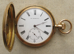 Карманные часы, H. MOSER & Cie., золото 56 проба, 128.8 грамма, 58 мм. Качество Лепин. Швейцария.