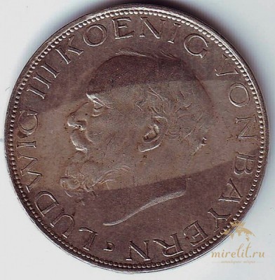 Раритетная монета 3 марки 1914 г.