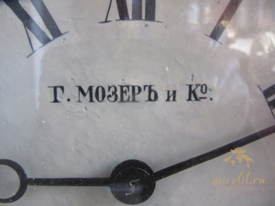 Антикварные кабинетные часы "Мозеръ"