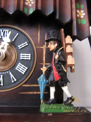 Антикварные немецкие часы с кукушкой