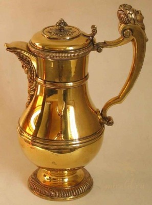 Кувшин серебряный старинный