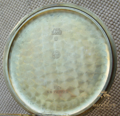 Карманные часы, MOERIS, золото 585 проба, Швейцария. 90 грамм, 52мм. 1920Е гг.