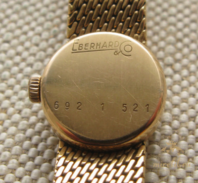 Часы дамские, EBERHARD, Швейцария, золото 750 проба, 24.36 грамма, 15мм, 170мм.