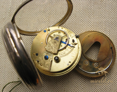 Карманные часы, Англия, Лондон, 1880г., 112 грамм 51мм. Не на ходу