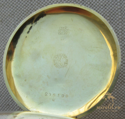 Карманные часы, ZENITH, Зенит, золото 750 проба, Швейцария, оригинальная коробка. 74.5 грамм 48.5мм.