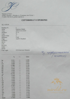 Серьги золотые из Сирии